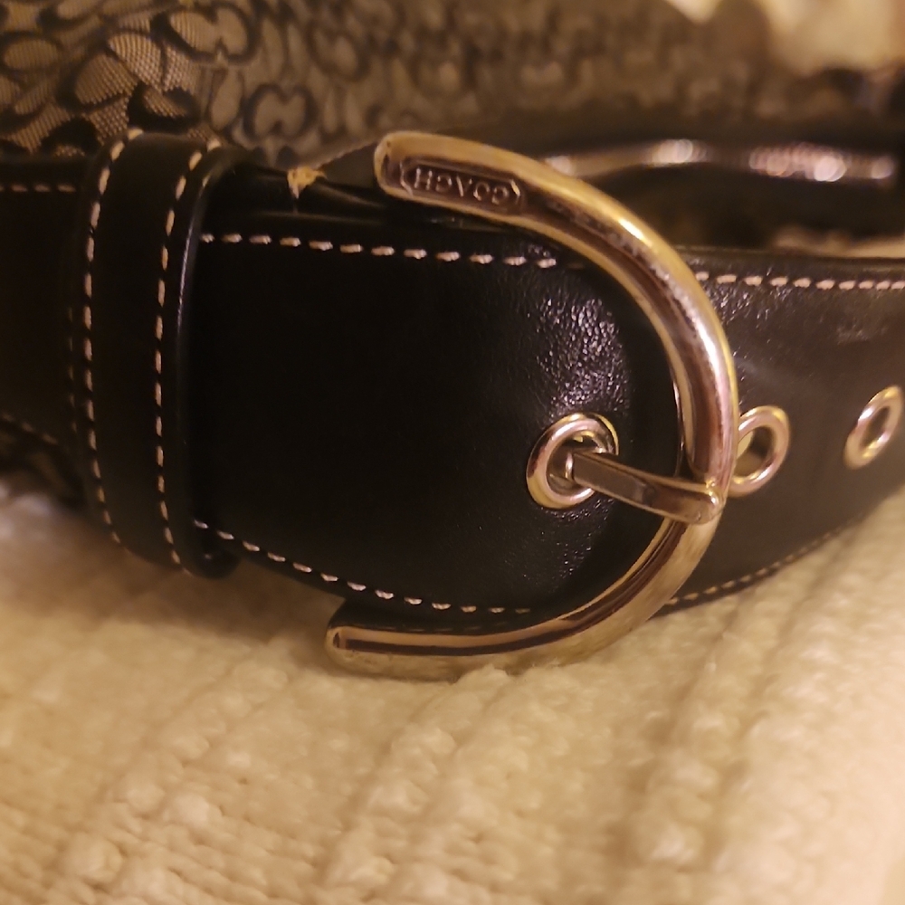 Coach Black and Gray Patterned Shoulder Bag - Picture 4 of 7